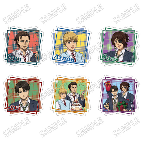 『進撃の巨人The Final Season』描き下ろしアクリルキーホルダーコレクション【学生服ver.】【BOX】